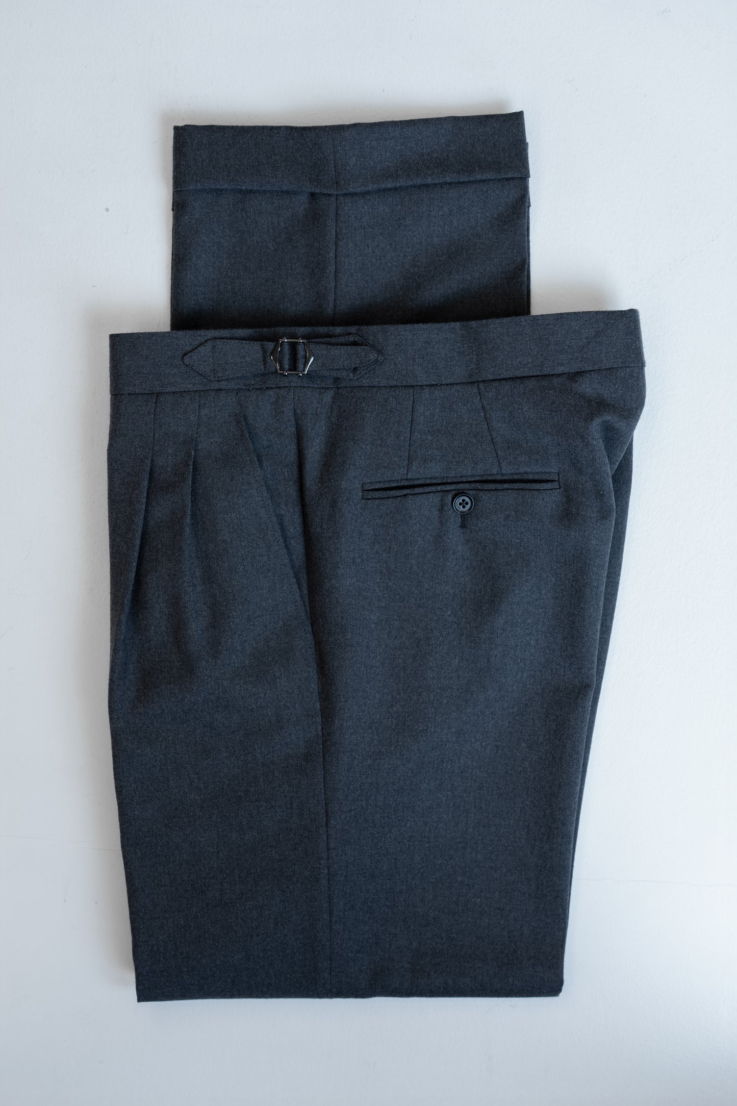 Dark Grey Wool Trousers Sample