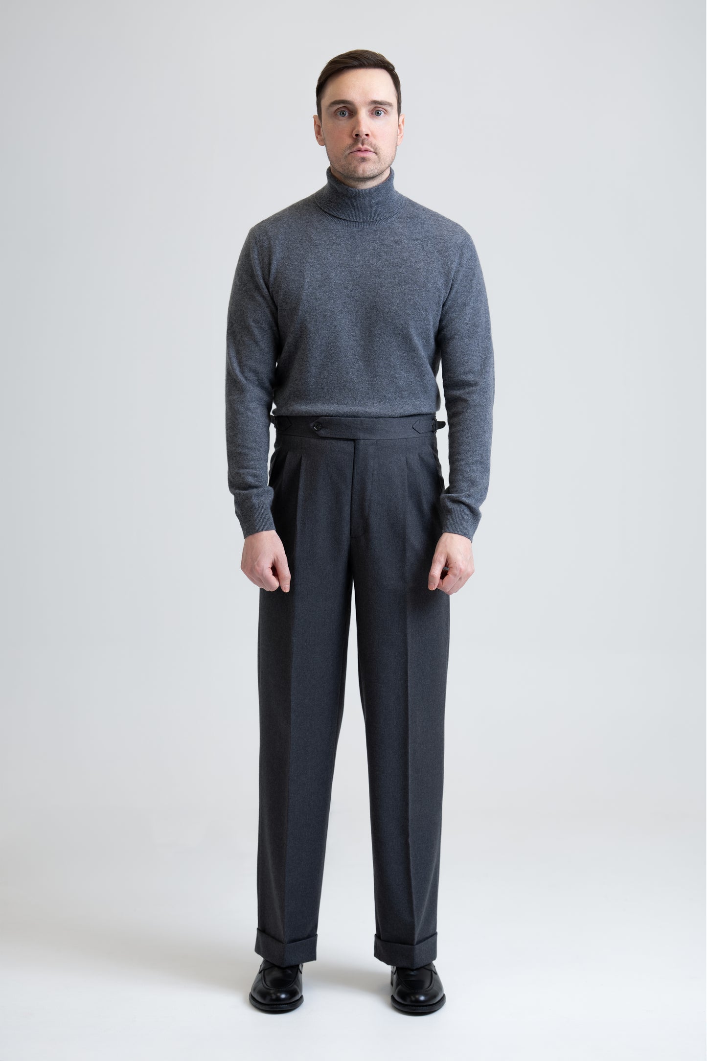 Dark Grey Wool Trousers Sample